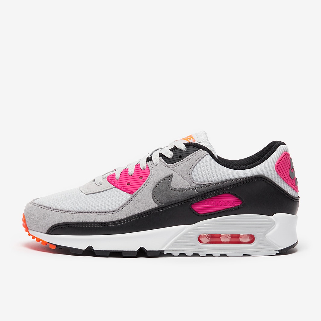 Pink black and white nike air max 90 online