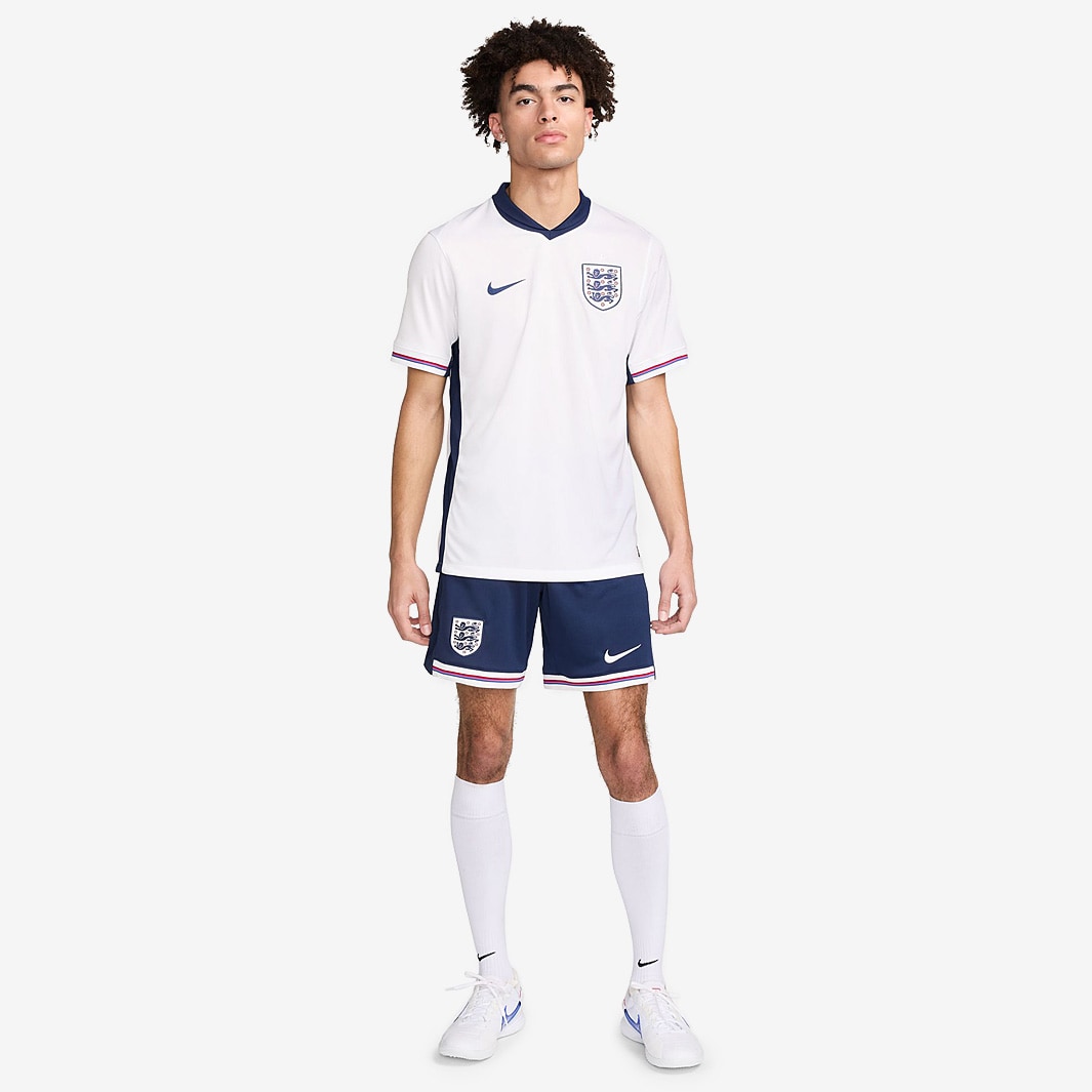 Nike England 2024 Dri-FIT Stadium Home Shorts Blue Void/White