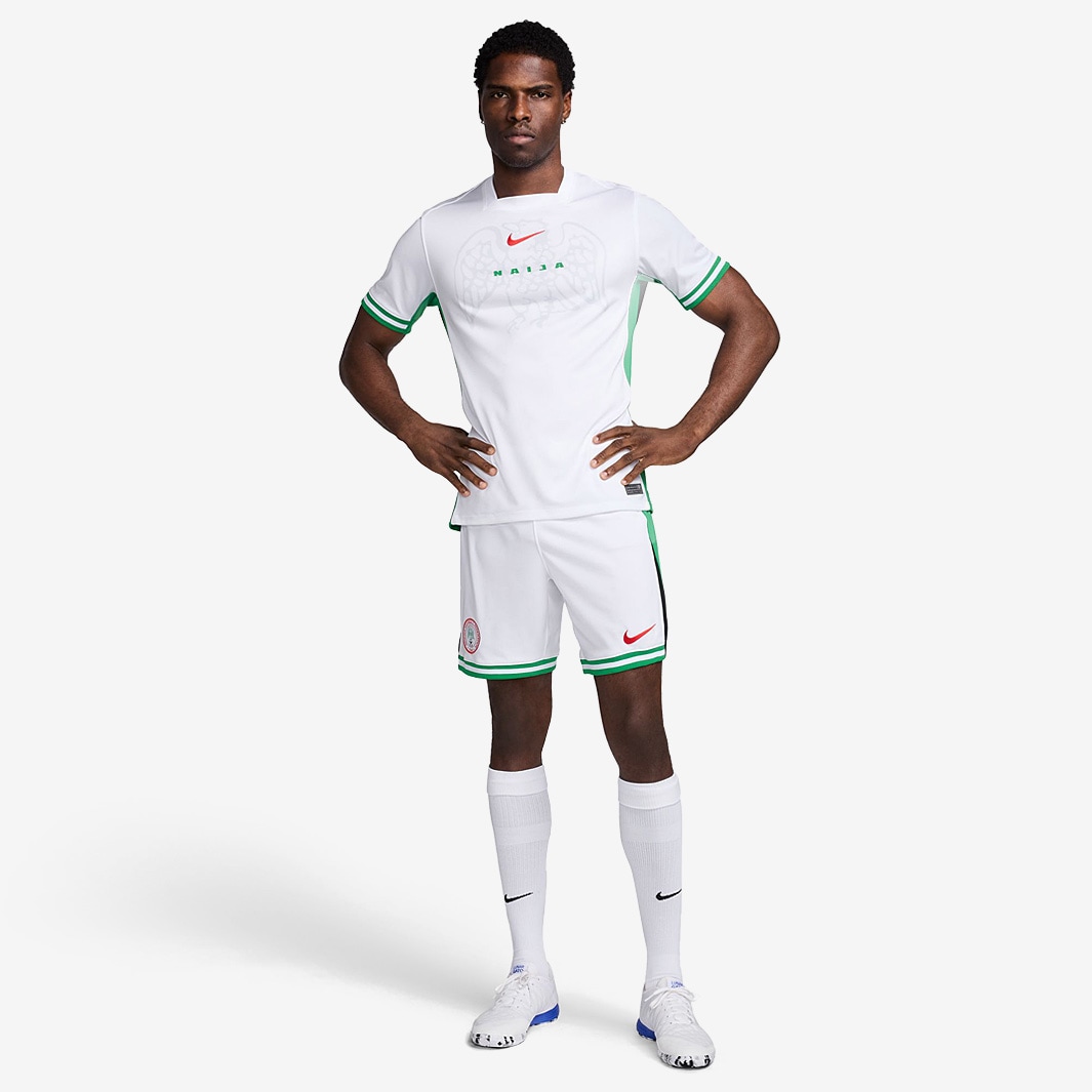 Nike Nigeria 2024 Dri-FIT Stadium SS Home Shirt - White/Lucky