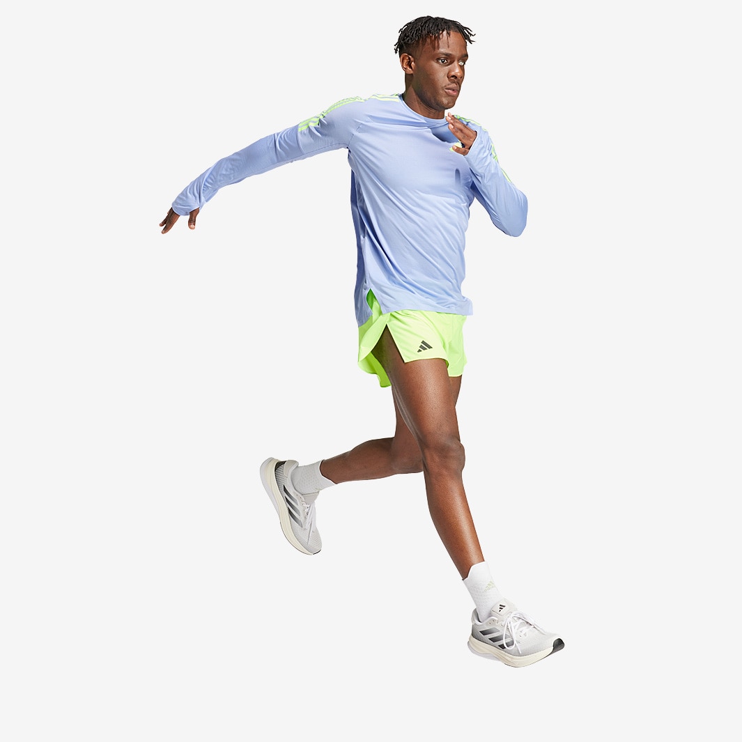 ■adidas ADIZERO Pro Elite Promo 長袖シャツ L■ adidas adizero Promo Longsleeve Top - Blue Spark | Pro