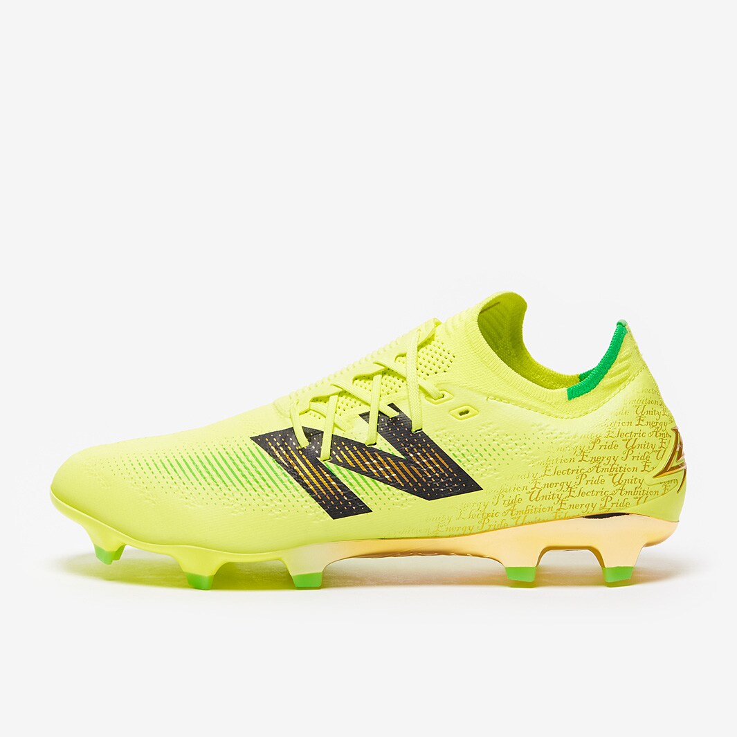 New Balance Furon V7+ Pro FG x Bukayo Saka Bleached Lime Glow