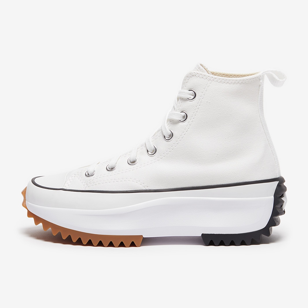 Converse Womens Run Star Hike Canvas Platform Hi White/Black/Gum