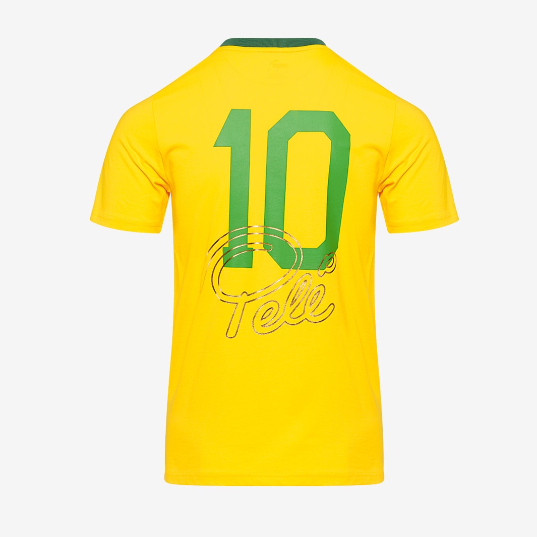 Puma King x Pele Tee Yellow Mens Clothing Pro:Direct Soccer