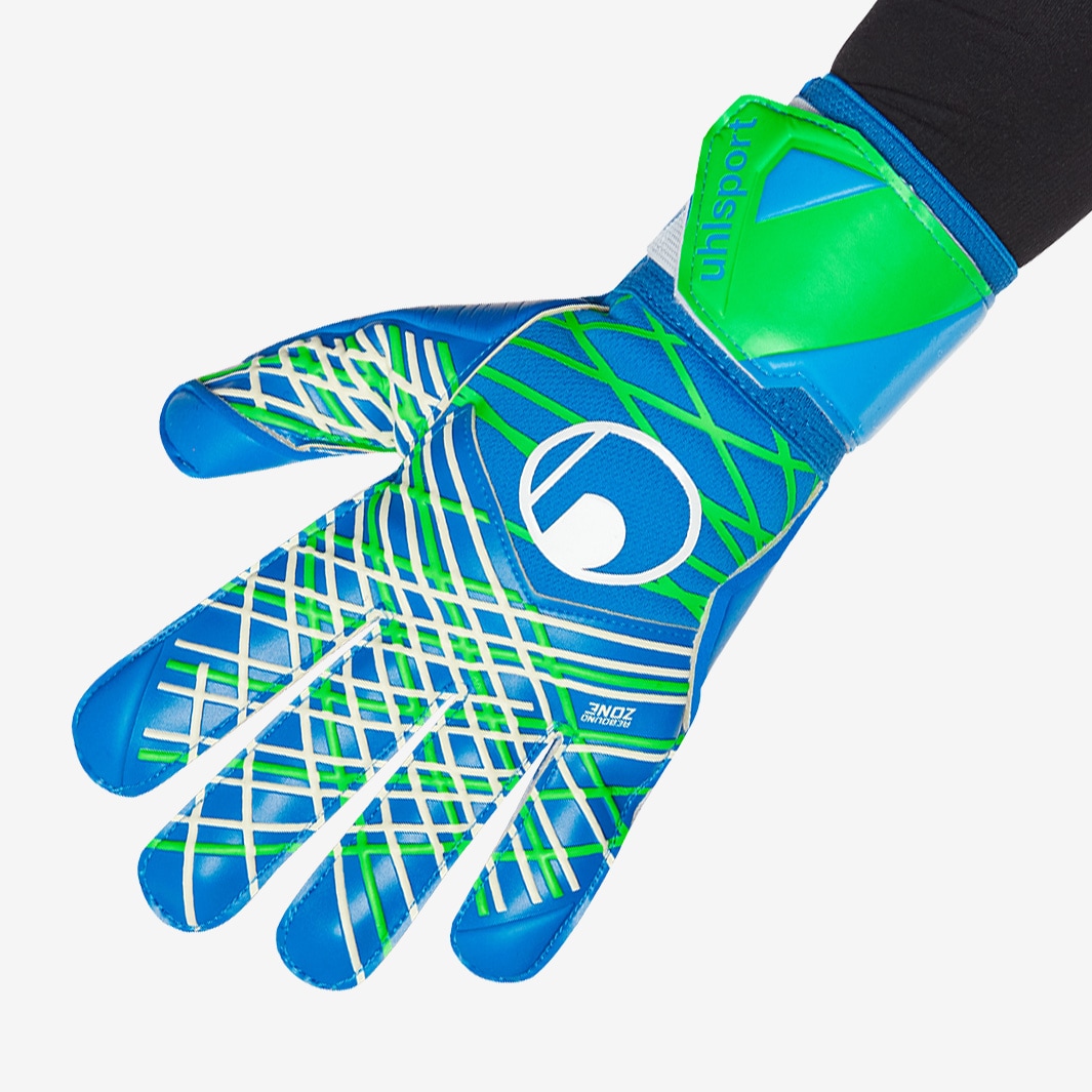 Uhlsport Powerline Aquasoft - Blue/Green - Mens GK Gloves |