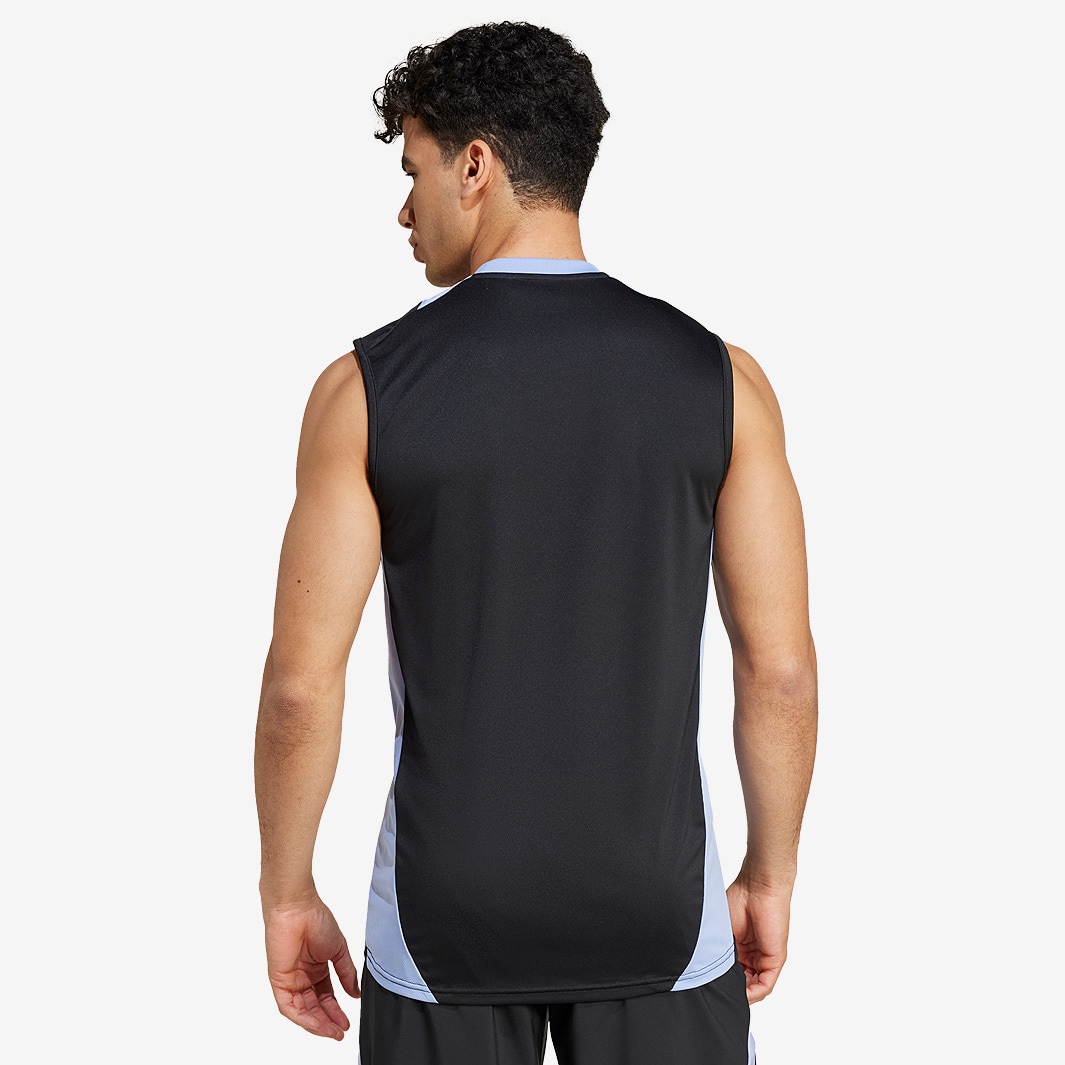 adidas All Black Singlet - All Black - Mens Replica | Pro:Direct Rugby
