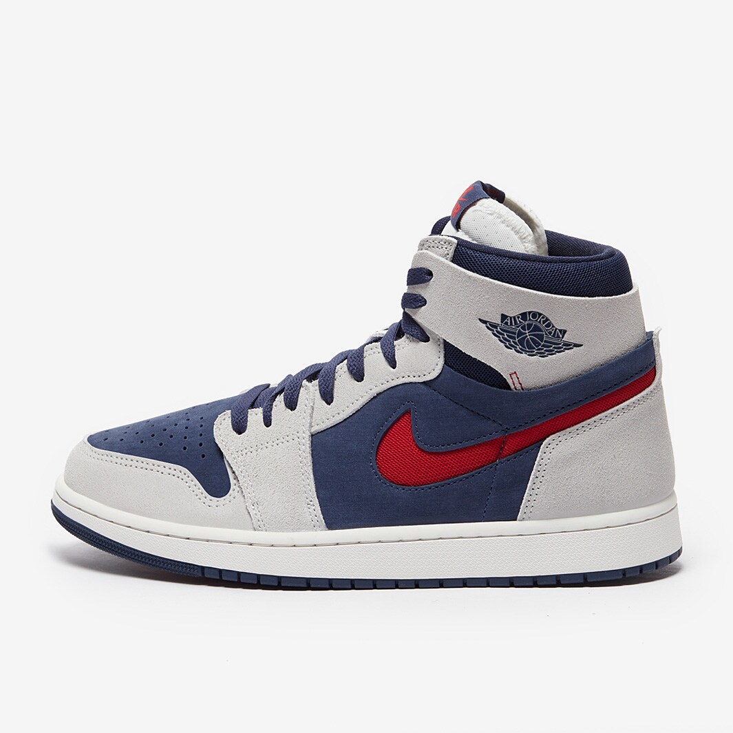 jordan 1s navy blue and red