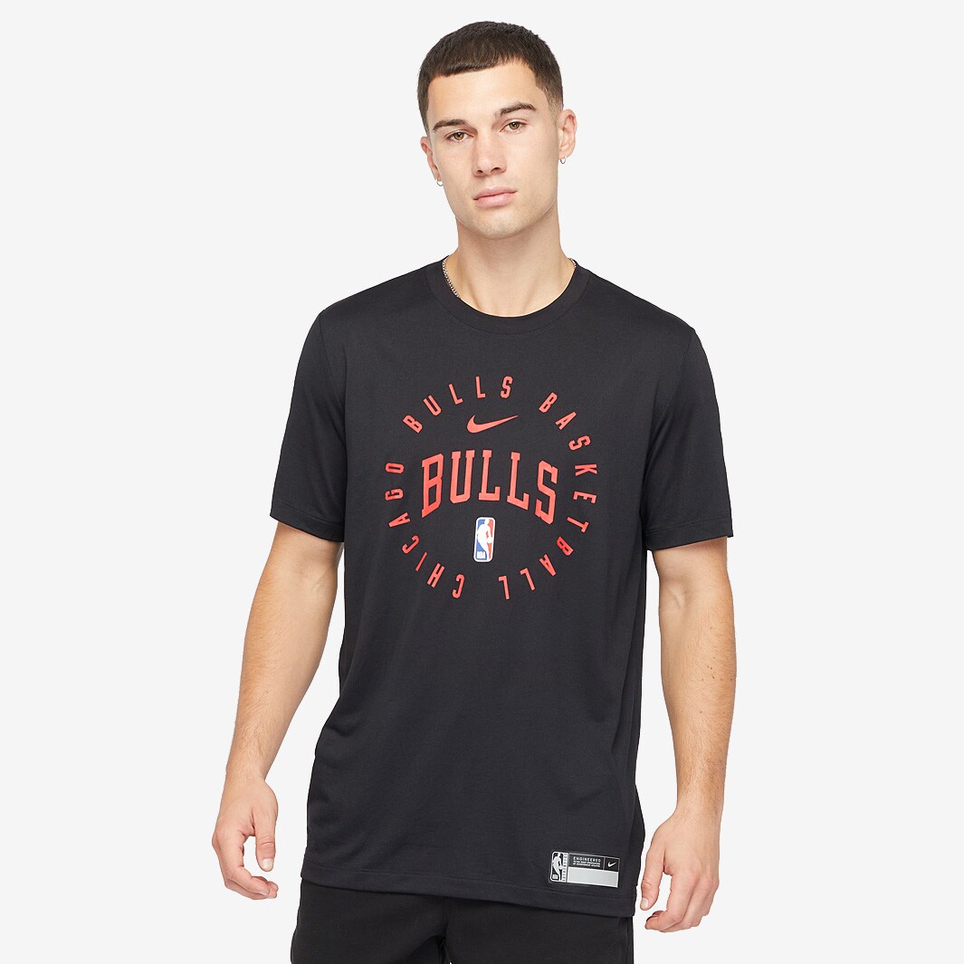Nike Chicago Bulls Legend Practice Tee Black Tops Mens