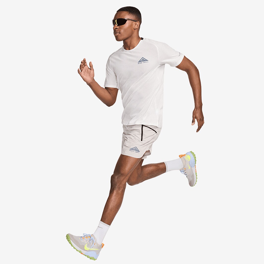 Nike Dri-FIT Trail Solar Chase T-Shirt Summit White/Black Mens