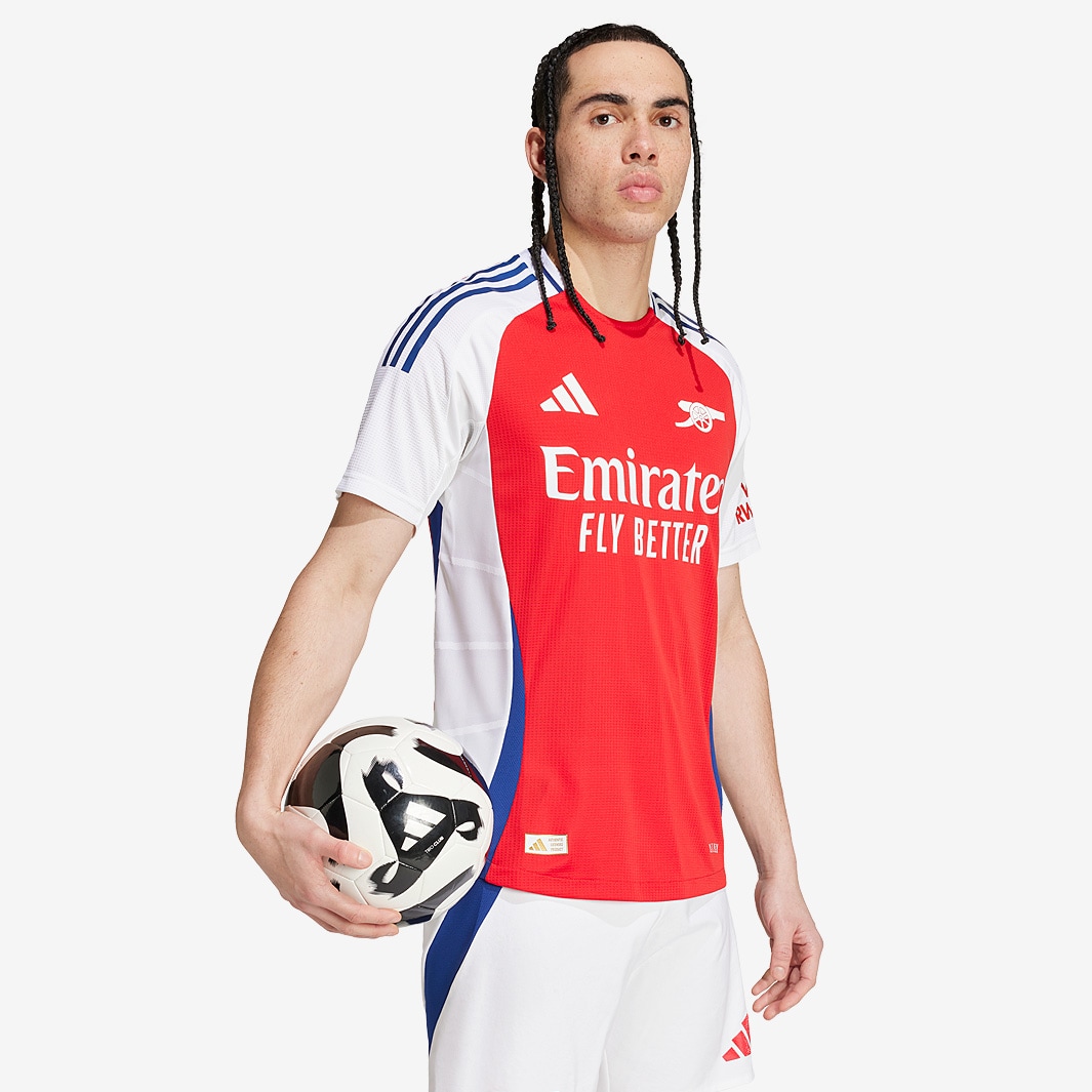 adidas Arsenal 24/25 Authentic Home Shirt - Better Scarlet