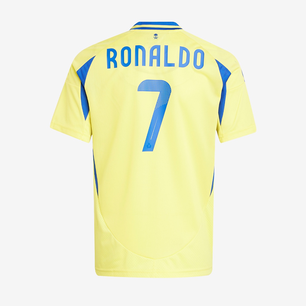 Adidas Al Nassr FC 24 25 Ronaldo Youth Home Jersey