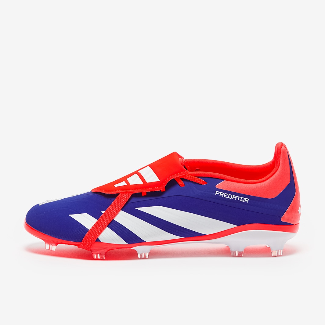 adidas Kids Predator Elite Tongue Firm Ground - Lucid Blue/Ftwr