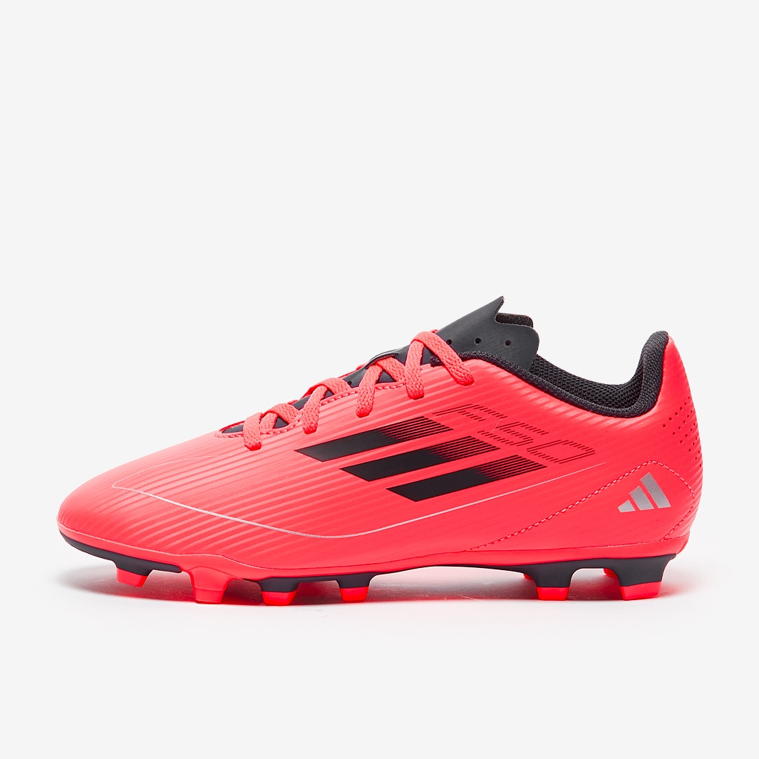 adidas Kids F50 Club Firm Ground - Turbo/Aurora Black/Platin