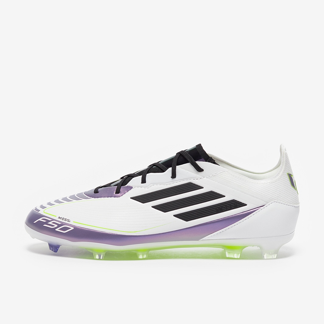 adidas Kids F50 x Messi Pro Firm Ground - Ftwr White/Core