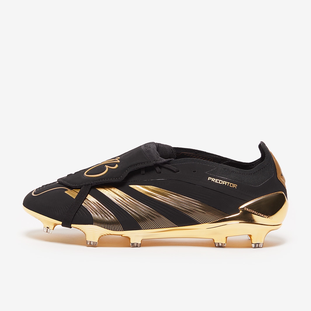 adidas Predator x Bellingham Elite Tongue FG Schwarz Gold Met Erwachsenen FuBballschuhe Pro Direct Soccer