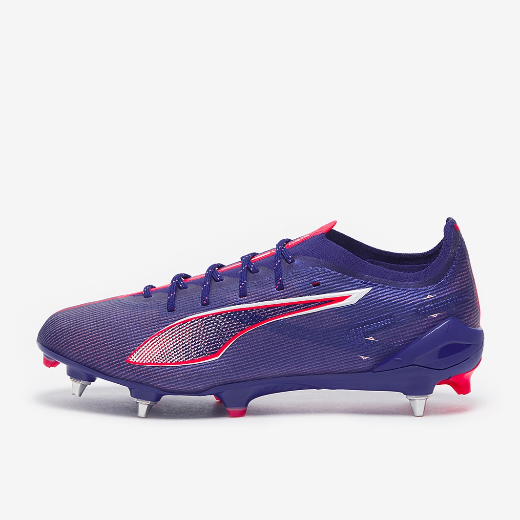 Puma Ultra 5 Ultimate Mixed Ground x Soft Ground Lapis Lazuli Puma White Sunset Glow Adult Boots