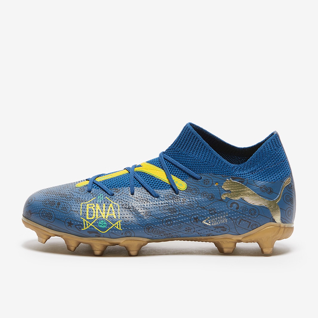 送料無料 通販 ファッション Puma Yellow Blue/Pelé Sailing - FG/AG Match 7 Future Kids Boys