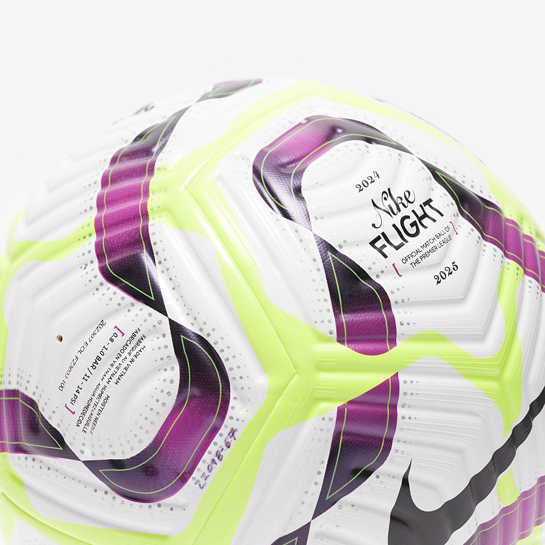 Nike Premier League Flight - White/Bold Berry/Volt/Black