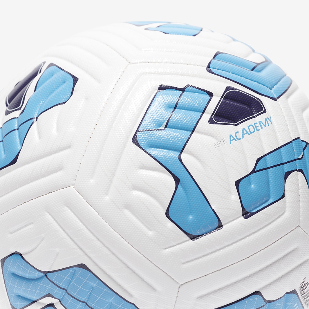 Nike Academy - White/Blue Fury/Glacier Blue - Footballs |