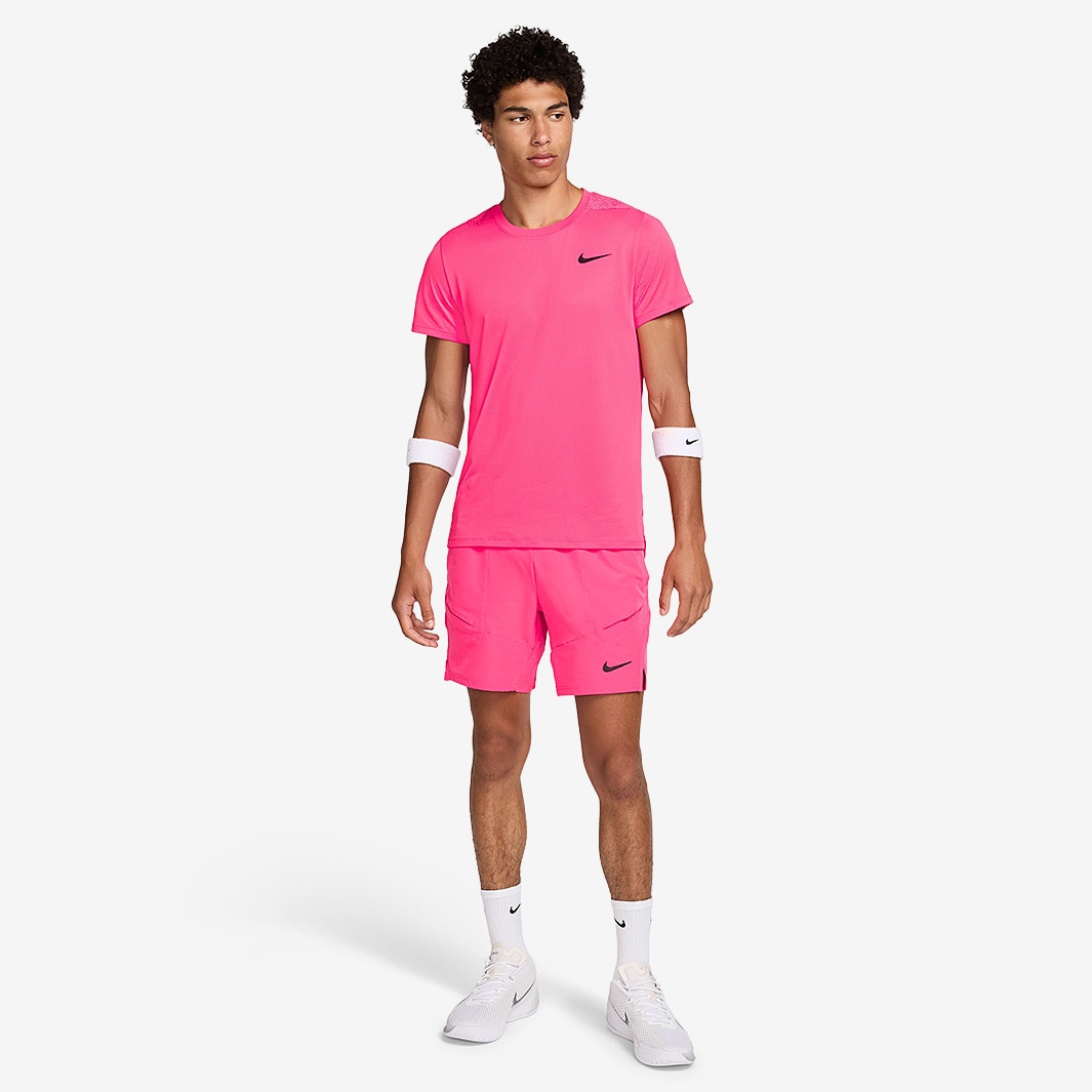 Nike Court Dri-FIT Slam Short Sleeve Top NY - Aster Pink