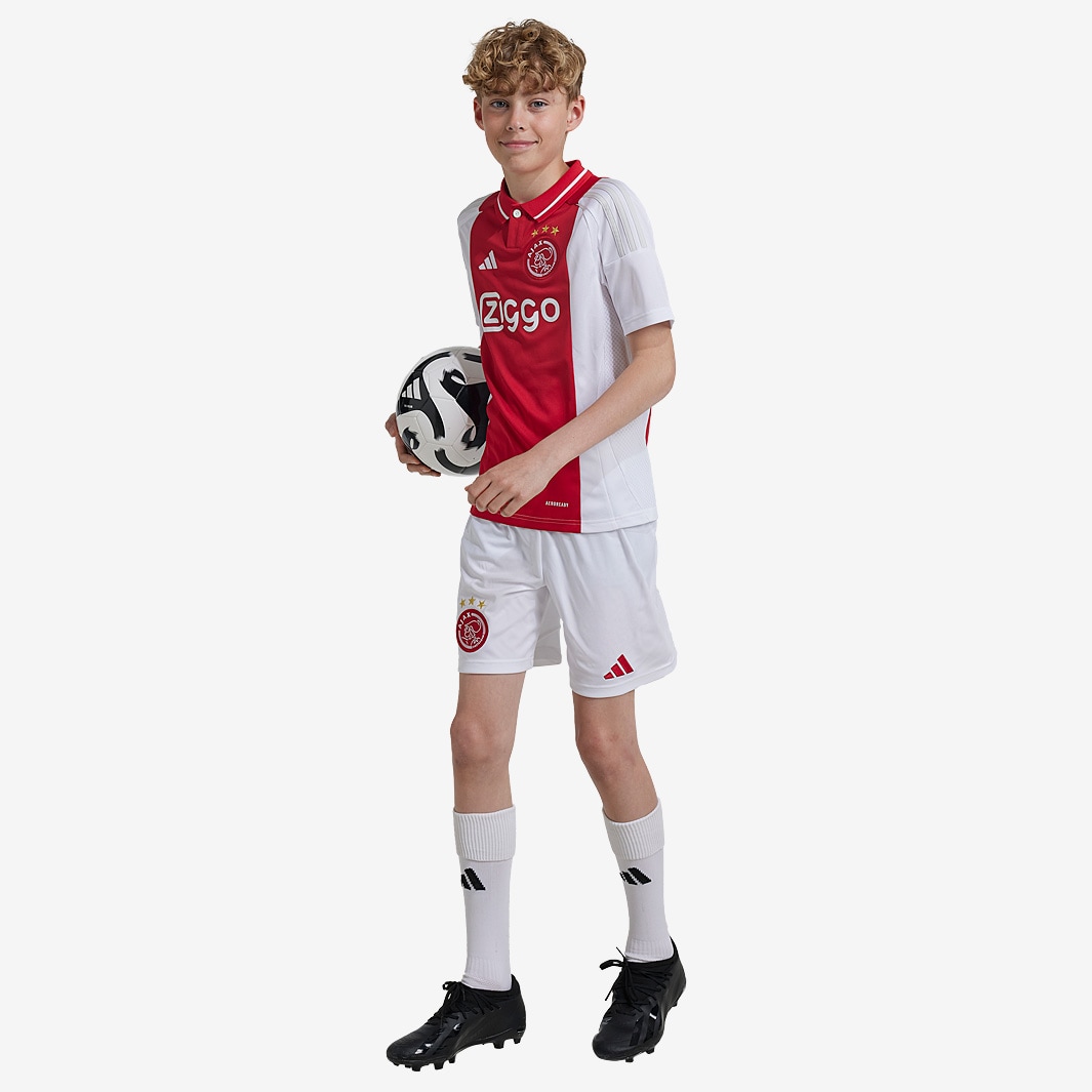 adidas Ajax 24/25 Kids Home Jersey - White - Boys Replica |