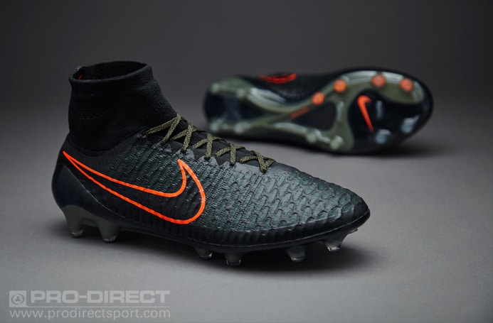 Mens Football Boots - Nike Magista FG - Firm - Black/Black/Rough Green/Hyper Crimson Pro:Direct Soccer