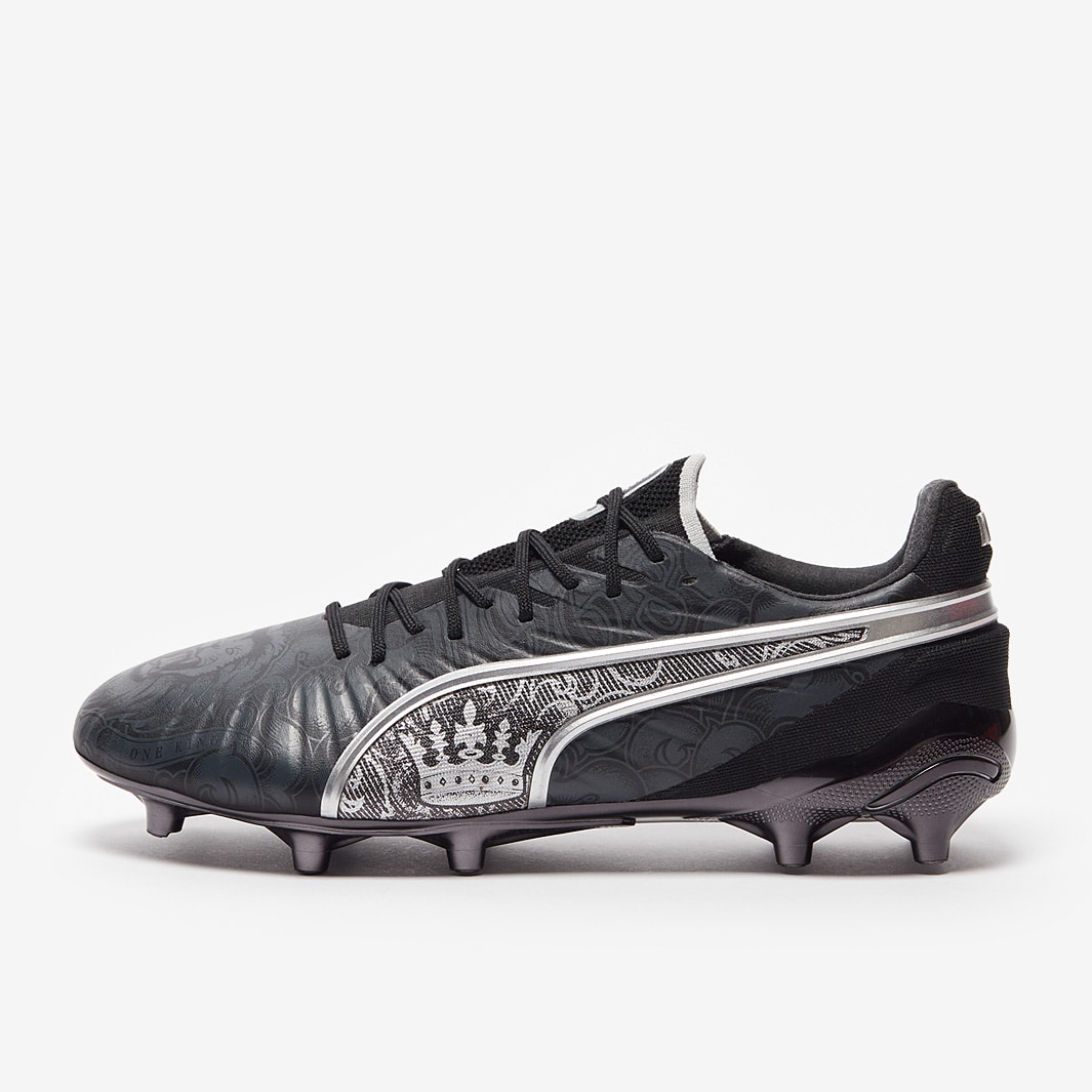 Puma King Ultimate FG/AG x Tattoo - Black/Chrome - Adult Boots |