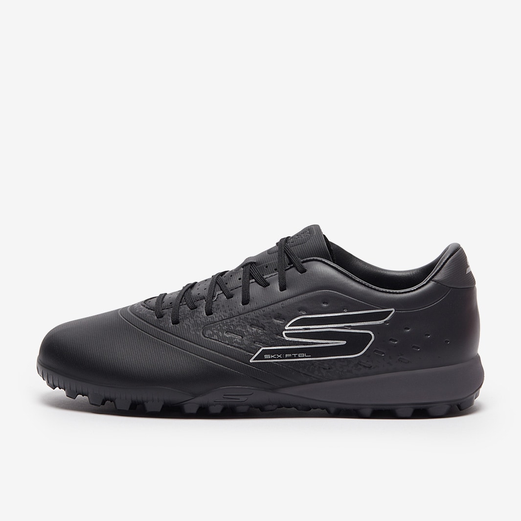 Skechers Razor Academy Turf Black Silver Adult Boots Pro Direct Soccer