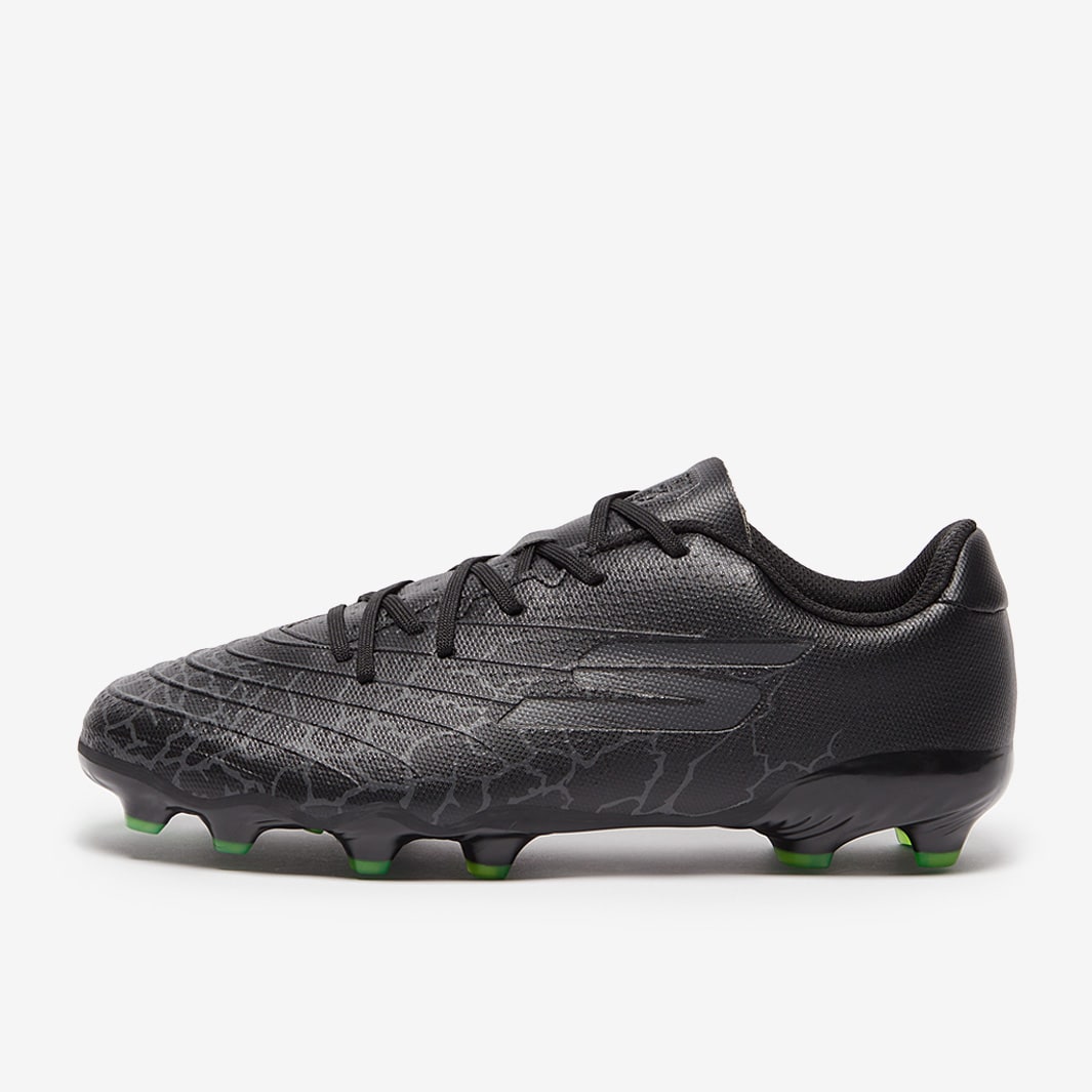 ペネロペ スケッチャーズ 23cm Skechers Kids SKX 01 Firm Ground - Black/Silver - Junior Boots |