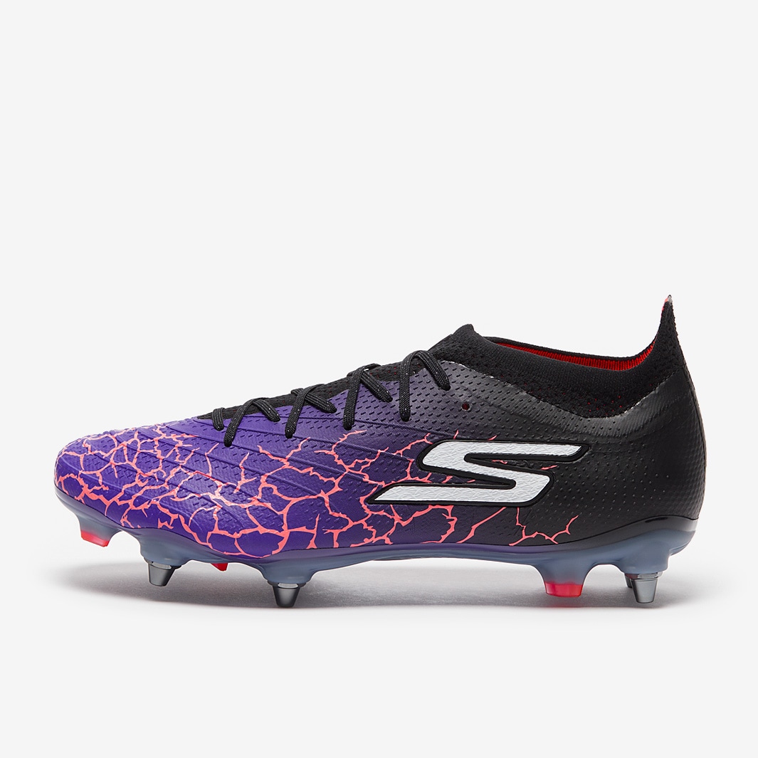Skechers SKX 01 Soft Ground Purple/Black Adult Boots Pro