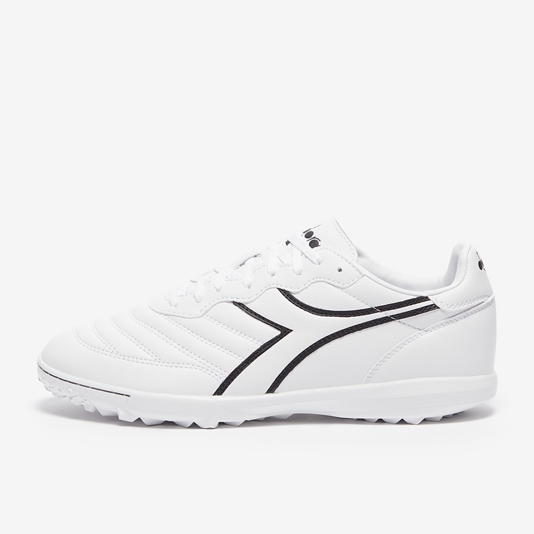 Diadora Brasil Academy Turf White/Black Adult Boots