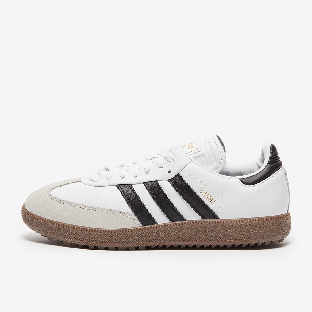 adidas Samba Lux Golf Shoes White/Black/Gum Mens Shoes Pro - Main Image