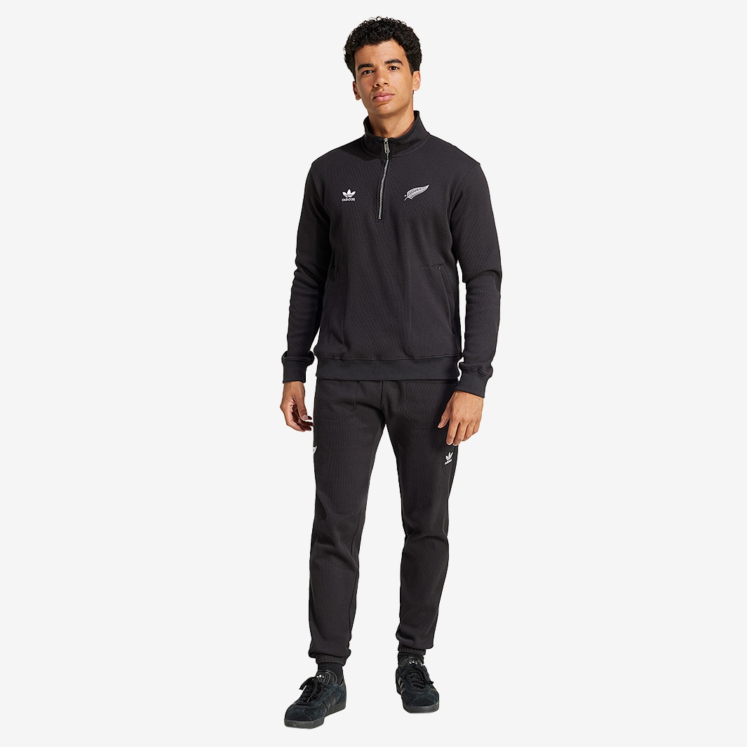 adidas All Blacks x Originals Essential 1/2 Zip - Black