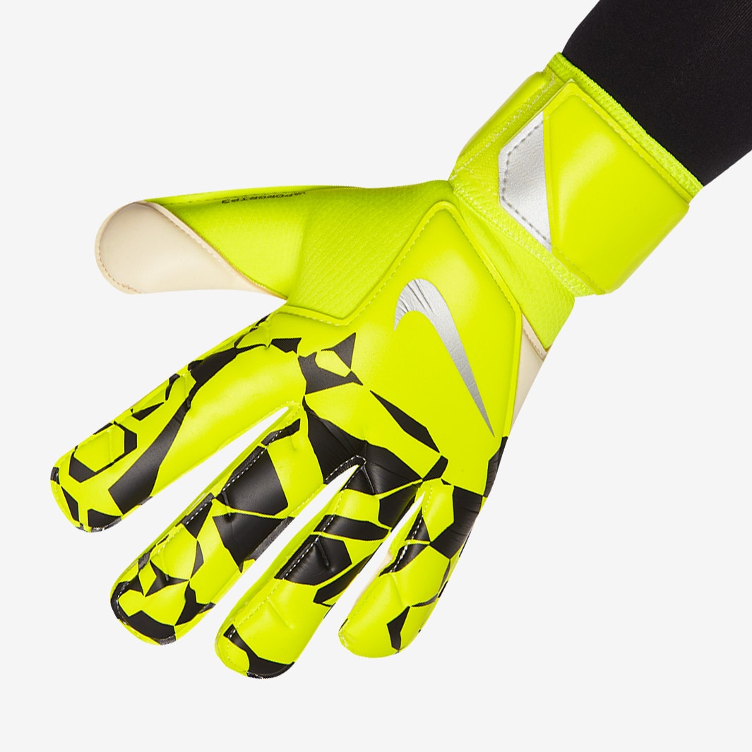 品揃え豊富で Vapor GK Nike Grip3 GK Mens - Silver Volt/Black/Metallic - アクセサリー