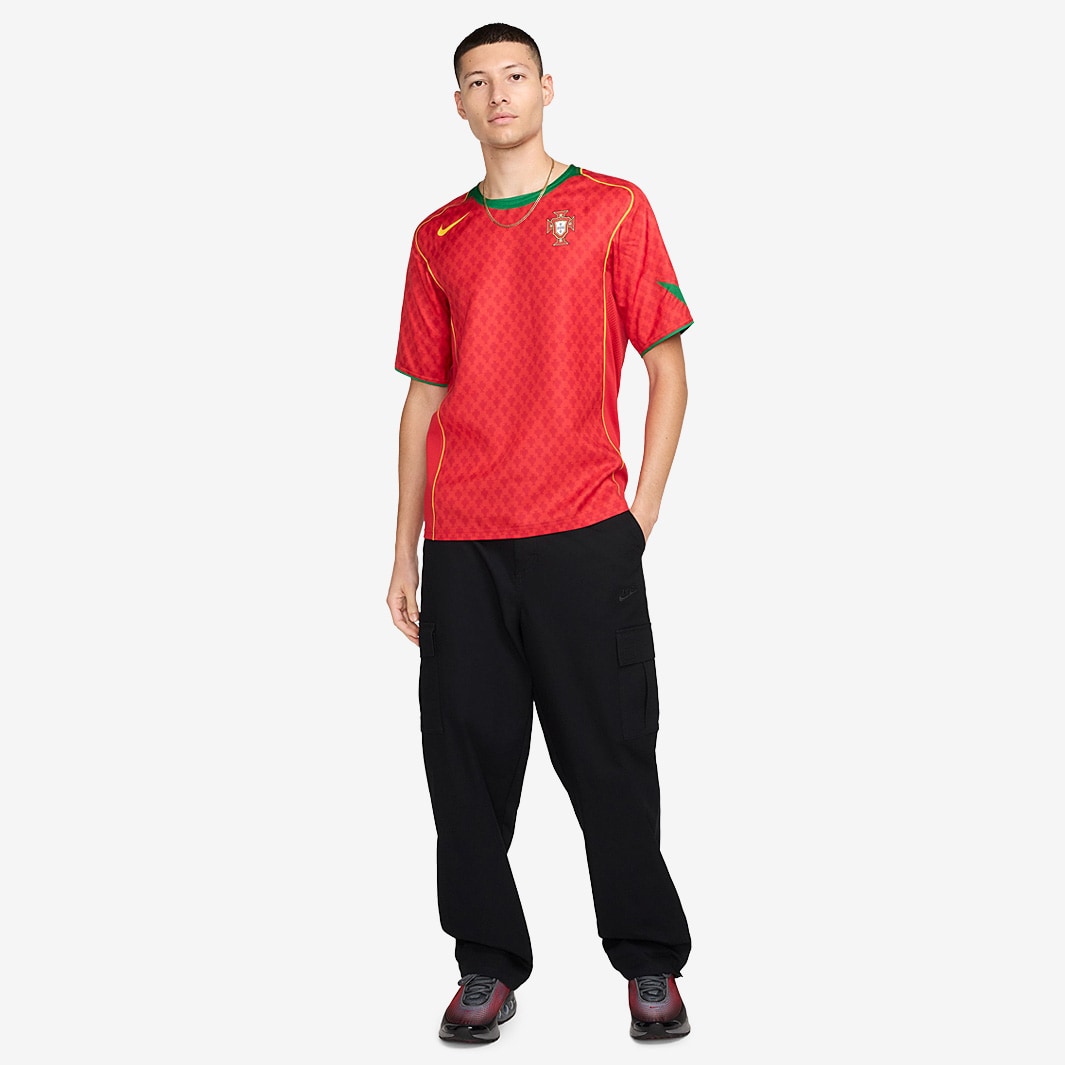 Nike Portugal 2004 Re-Issue SS Shirt - Sport Red/Pine Green/Yellow