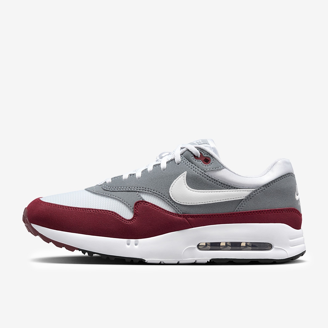 Nike Air Max 1 '86 OG Golf Shoes - Team Red/White-Cool Grey