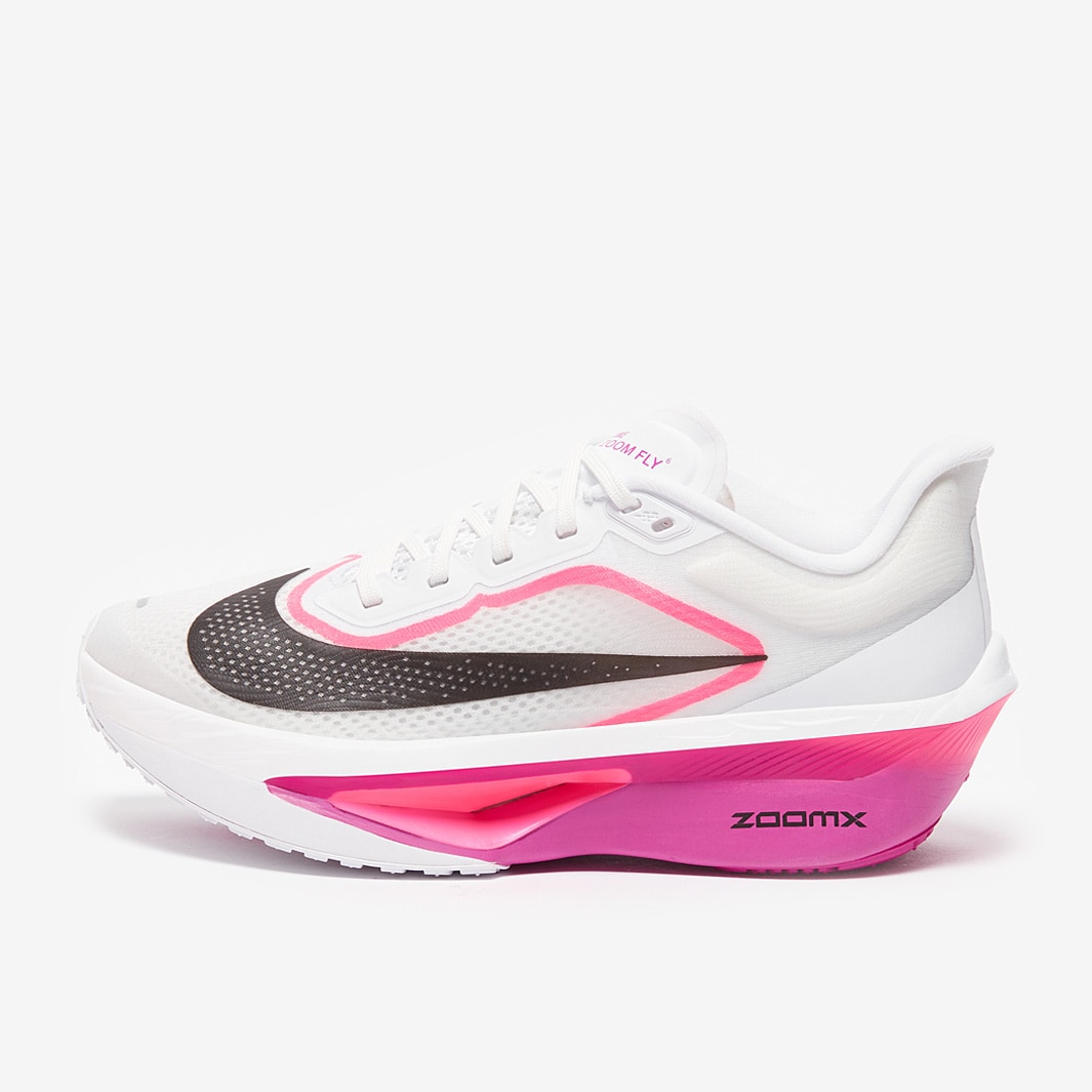 Nike Womens Zoom Fly White/Black-Vivid Grape-Hyper Pink