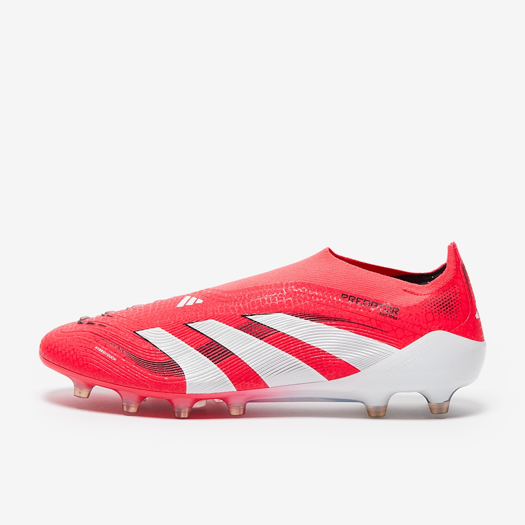 adidas Predator Elite Laceless Artificial Grass - Lucid Red