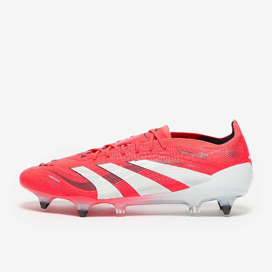 adidas Predator Elite SG - Rosso Lucido/Bianco/Nero - Scarpe