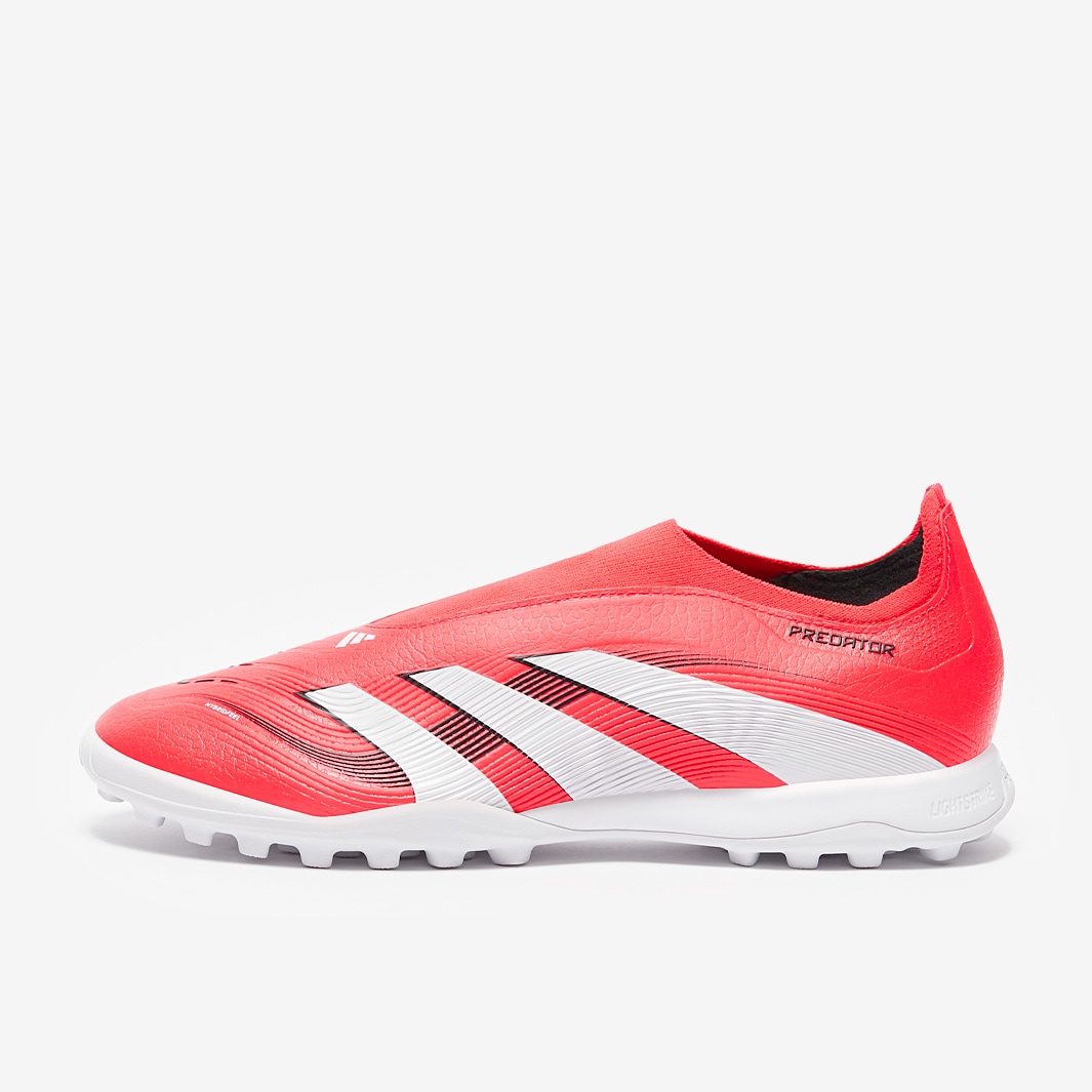 adidas Predator League Laceless Turf - Lucid Red/White/Black