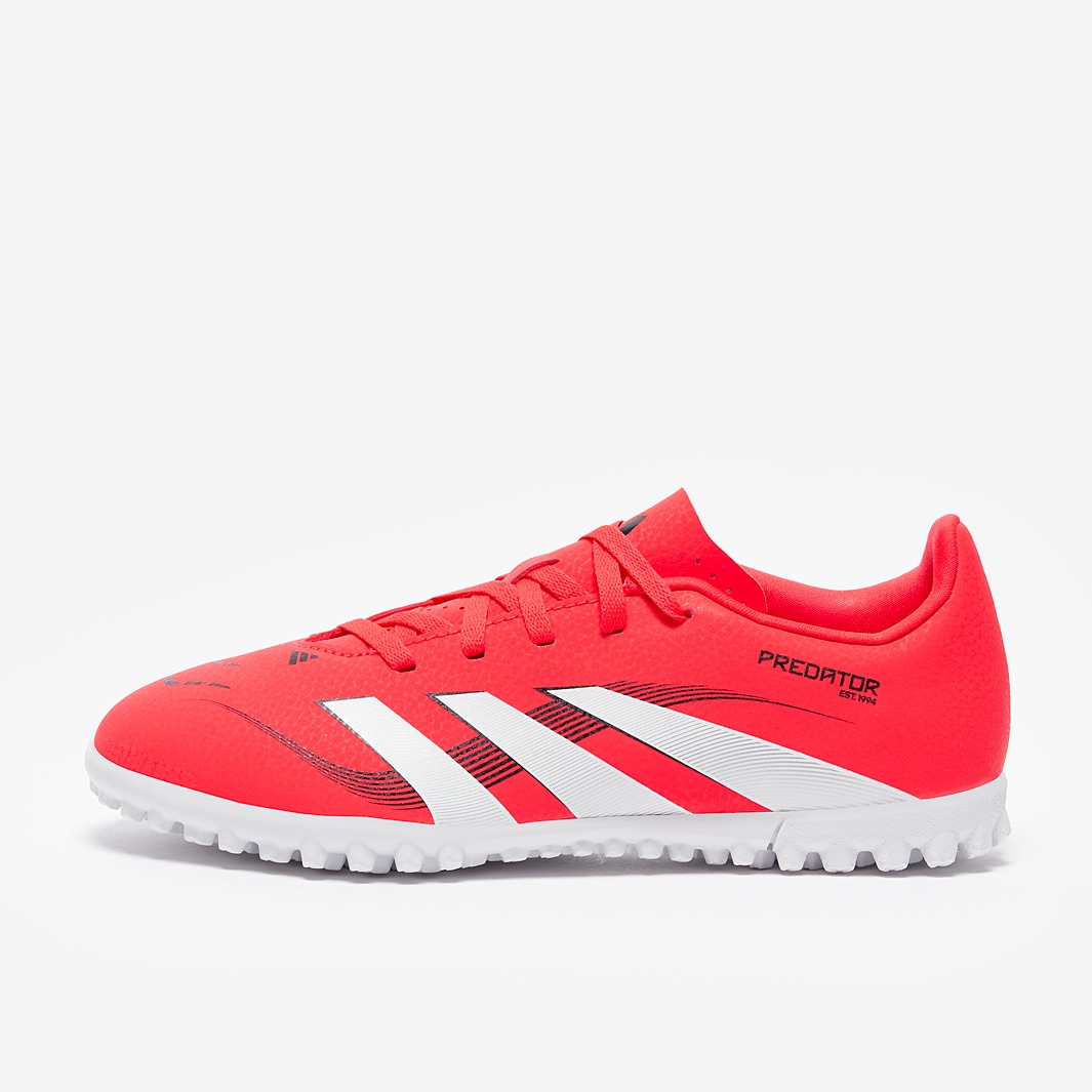 adidas Kids Predator Club Turf - Lucid Red/White/Black