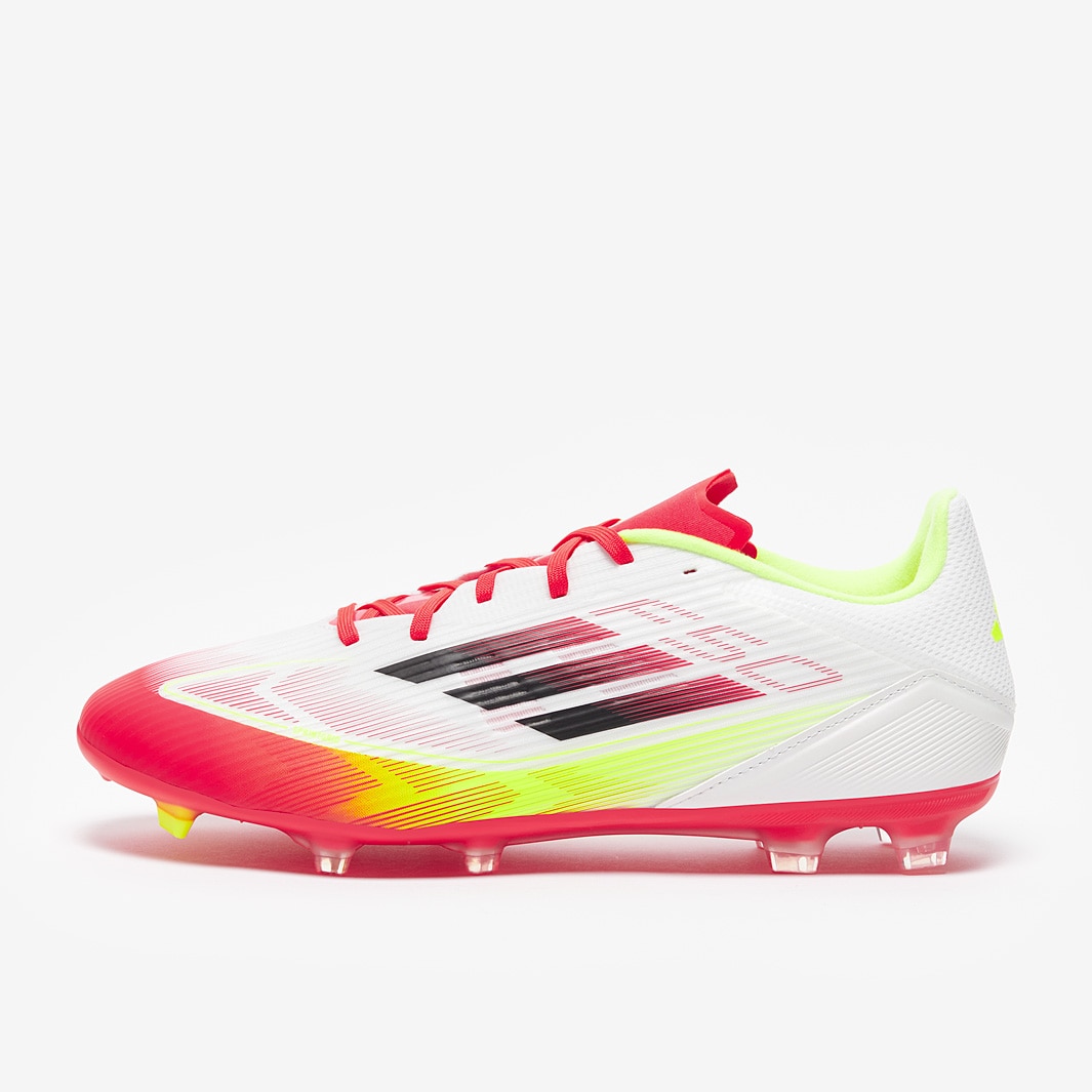 adidas F50 League Firm Ground/Mixed Ground - White/Black/Solar