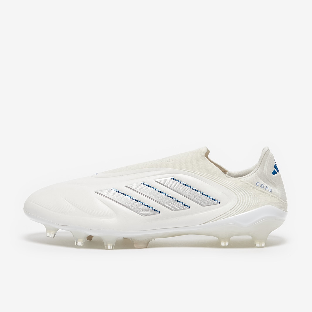 adidas Copa Pure III Elite Laceless Firm Ground - White/Silver Met