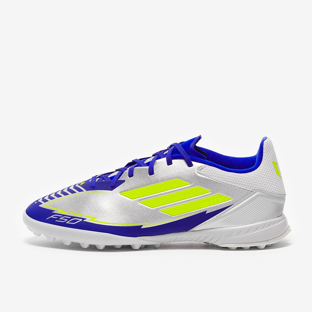 adidas F50 League x Messi Turf - Silver Met./Solar Yellow
