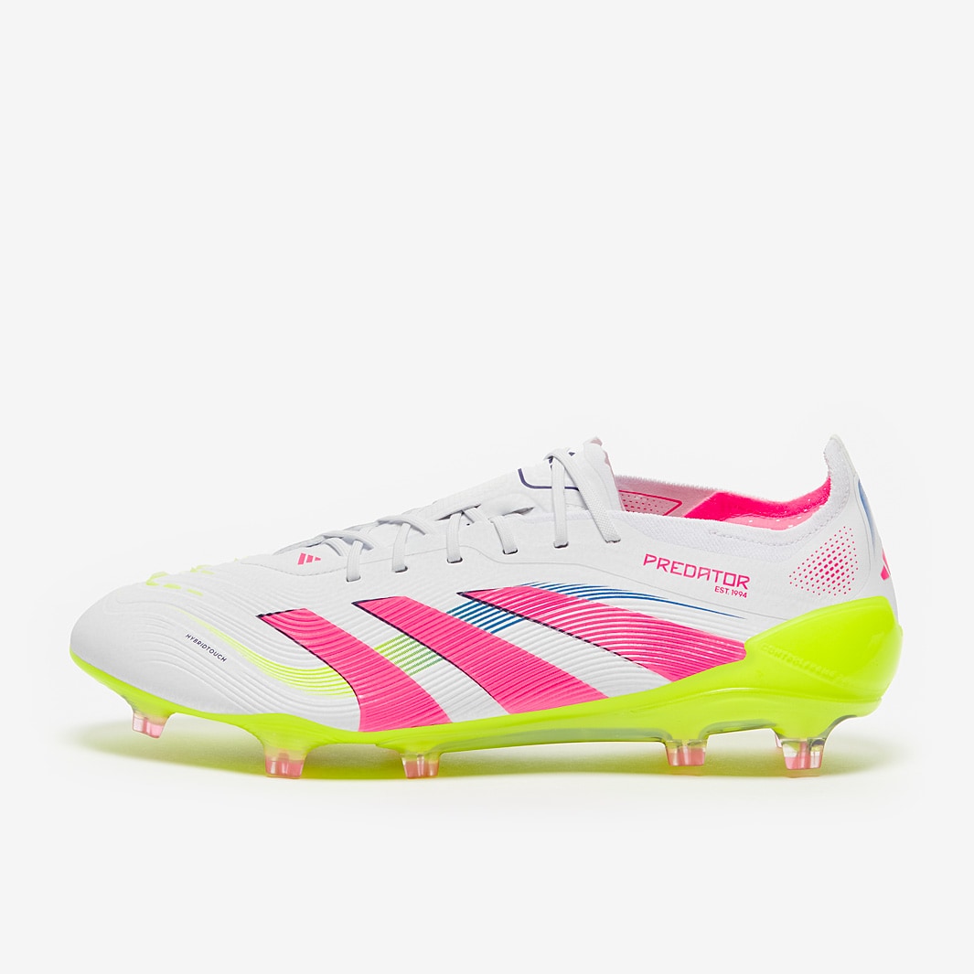 adidas Predator サッカーシューズ ホワイト/ピンク/イエロー adidas Predator Elite 25 FG - SoccerWorld - SoccerWorld