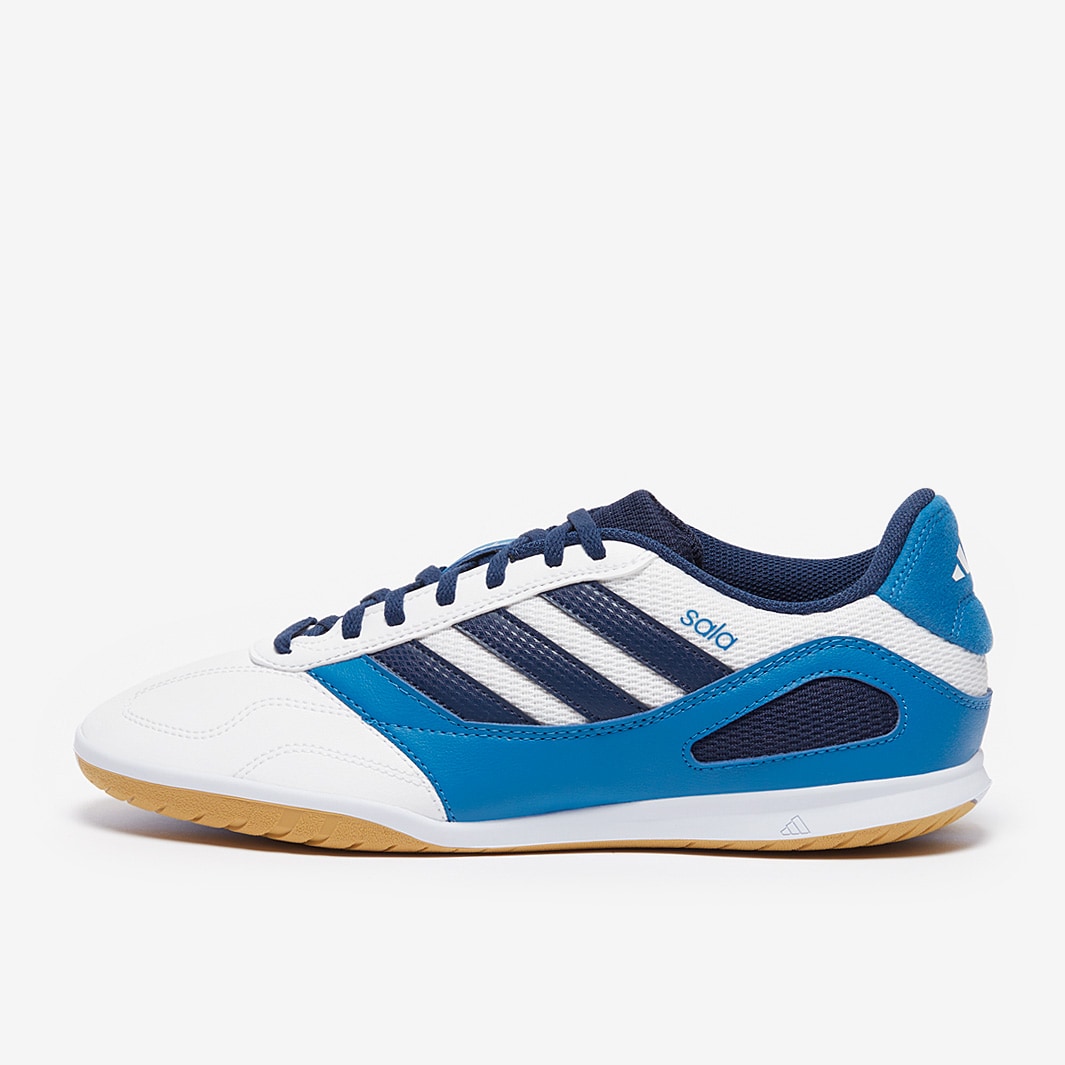 adidas Super Sala II White/Dark Blue/Silver Adult Boots