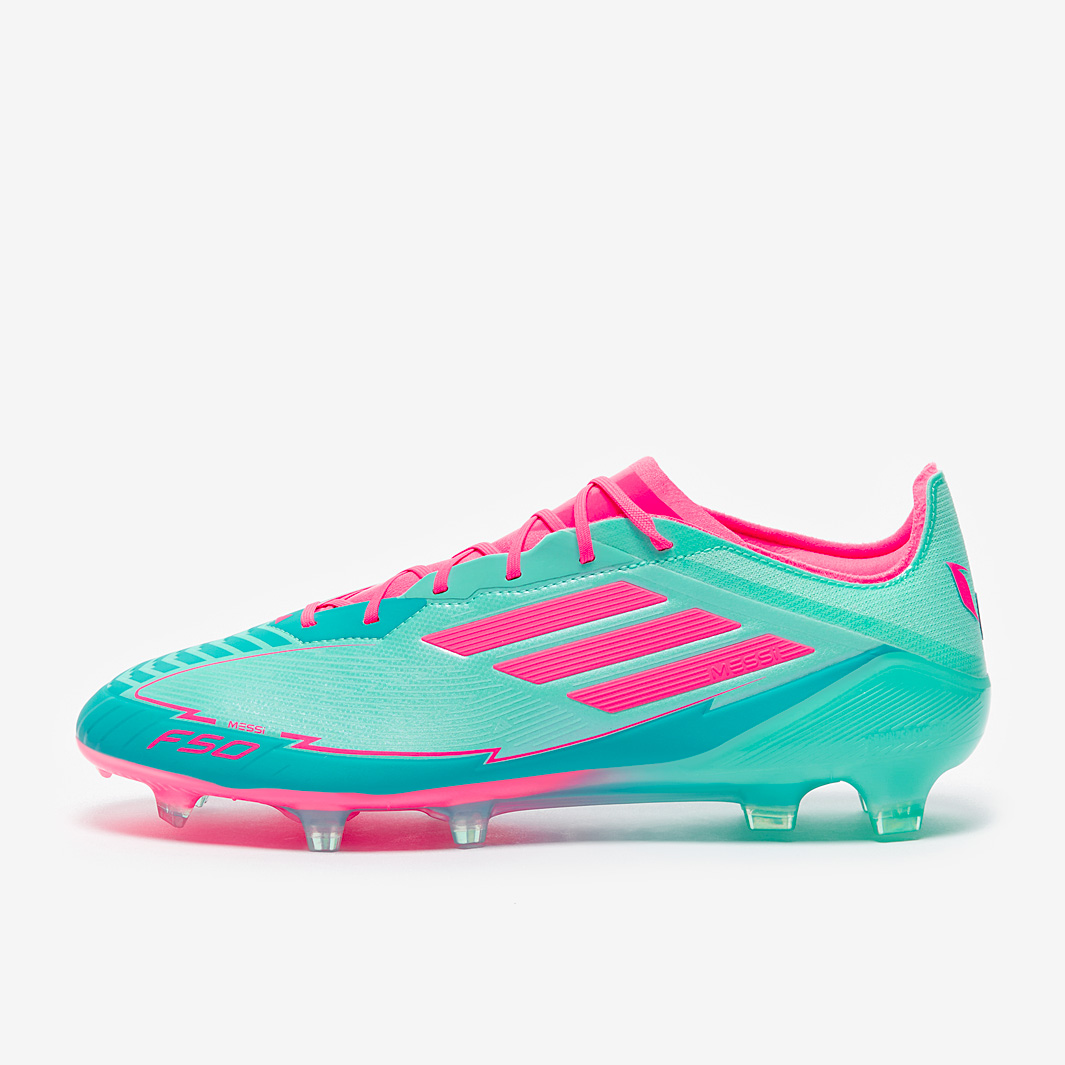 adidas F50 Elite x Messi Firm Ground - Flash Aqua/Lucid Pink