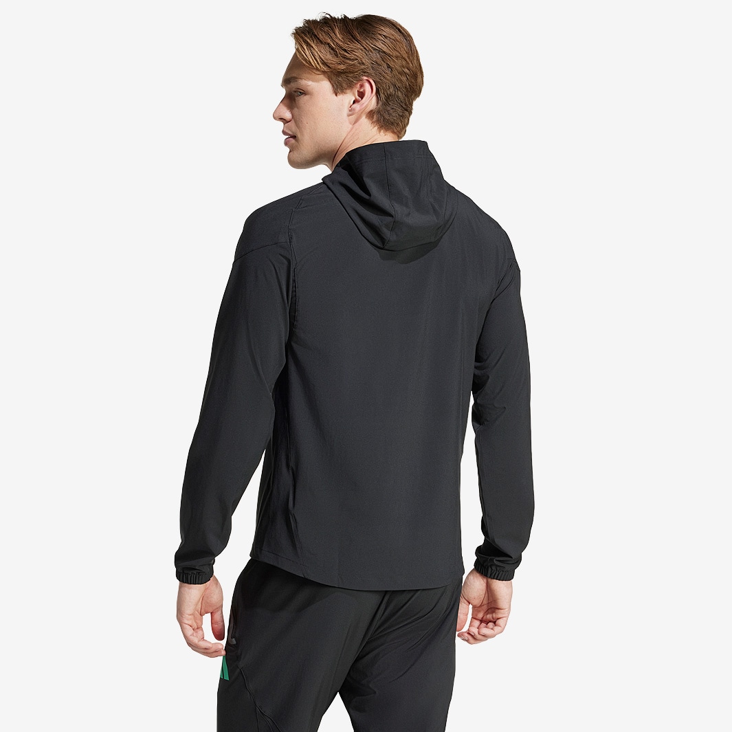 adidas Algeria 2025 Vis Tech Travel Jacket - Black - Mens Replica