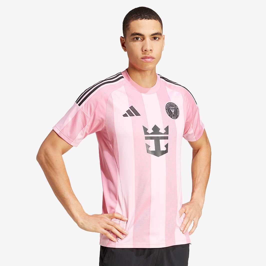 adidas Inter Miami 2025 Home Jersey with Messi 10 - Easy Pink