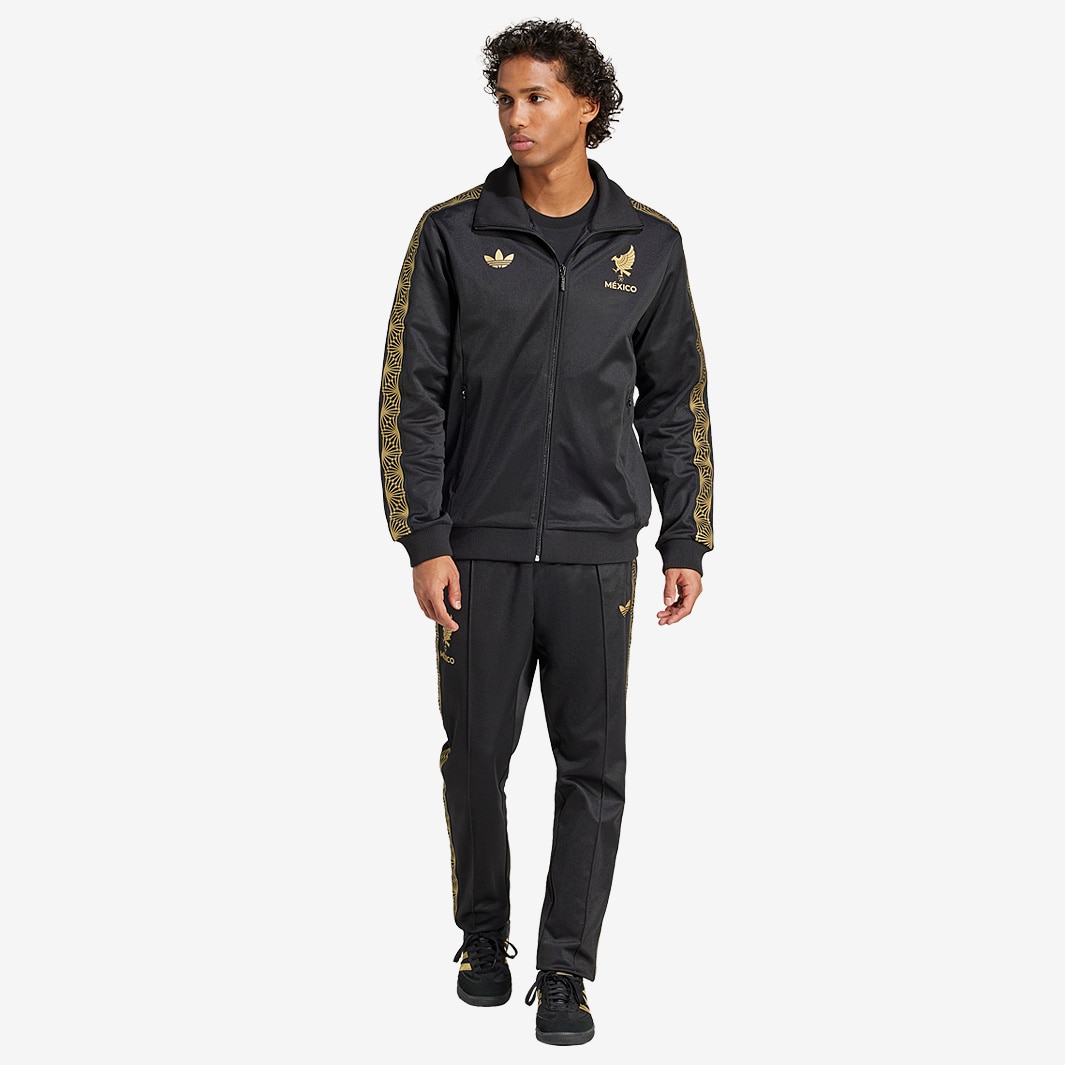 adidas Originals Mexico 2025 Gold Track Pants - Black - Mens