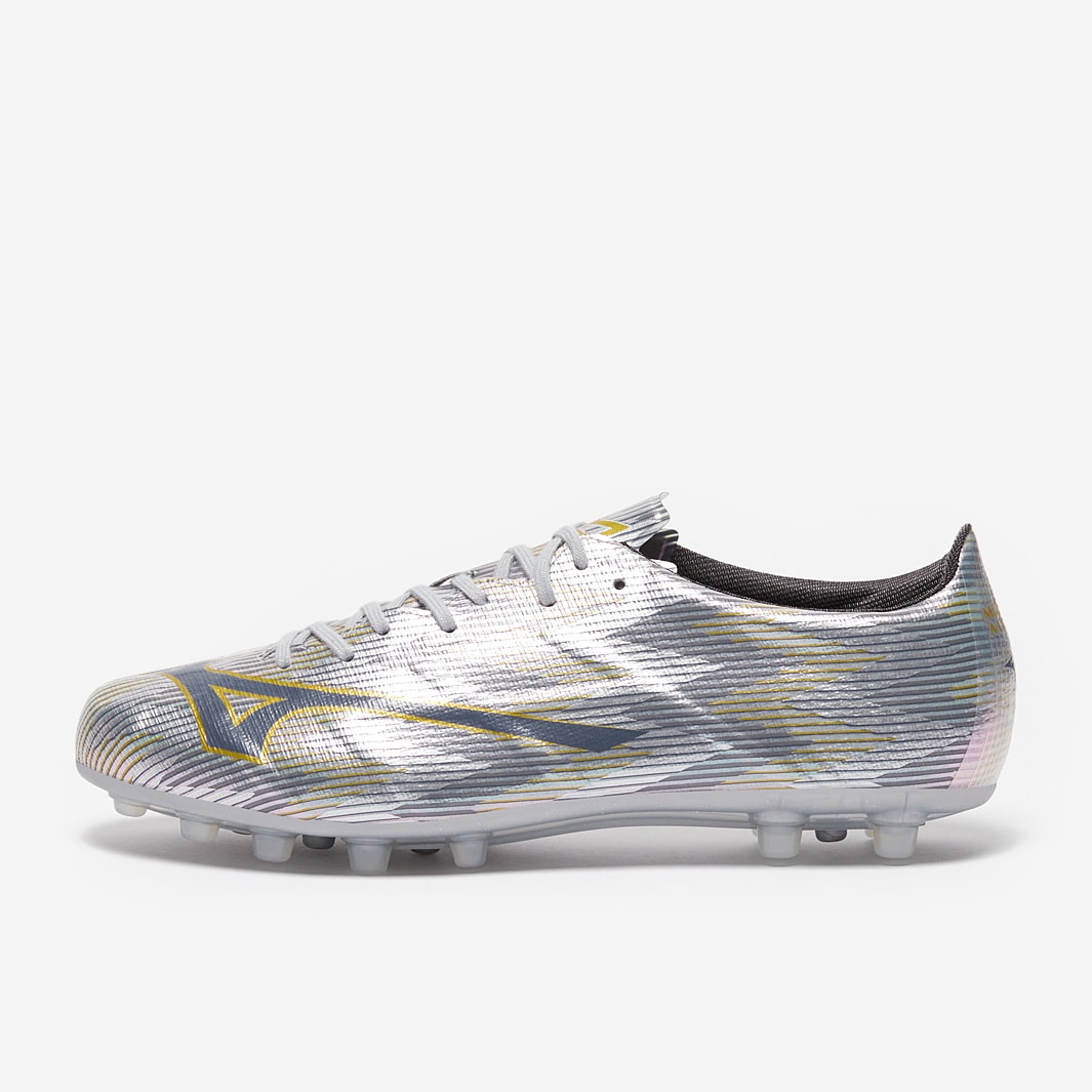 Mizuno Alpha II Elite Artificial Grass - Galaxy Silver/Gold/Gold